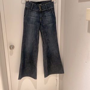 Hudson wide leg jeans